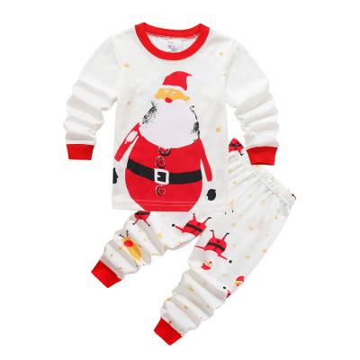 China Long Sleeve Baby Boy Girls Xmas Christmas Pajamas Cotton Pajamas Kids Pajamas Kids Thermal Pajamas for sale