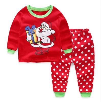 China Breathable Baby Boys Christmas Pajamas Set Kids for sale