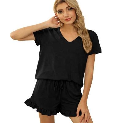 China Wholesale QUICK DRY Sleepwear Summer 2 Piece Women Short Pajamas Set Loungewear Women Sets for sale