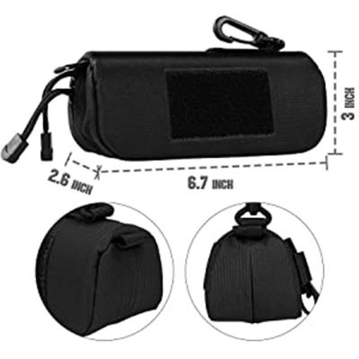 China Golf Glasses Case Nylon Tactical Glasses Case Glass Half Hard Box for sale