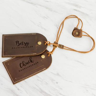 China Leather Golf Bag Tag Travel Bag NameTag Luggage Tag With Contact Card Travel Tag Accessories for sale