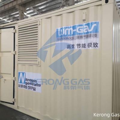 Cina Impianto di generazione di gas contenente azoto a motore Skid 40HQ con certificato ASME in vendita