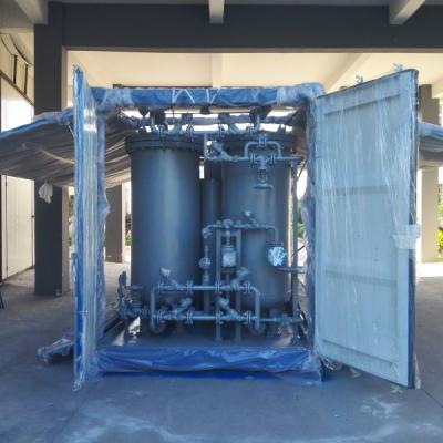 Cina 500SCFM ISO Container per la spedizione Impianto di generazione di gas di azoto Nessuna installazione necessaria in vendita