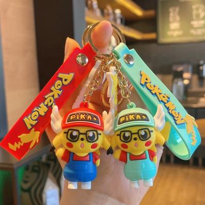 China Cute Design Toy Children Dress Toy Children Arale Pikachu Figure Arale Pikachu Baby PVC Cartoon Plastic Hot Sales Amazon Keychains Keychains Birthday Gifts for sale