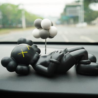 China The Other Hot 2022 KAWSS Bobblehead Doll Shaking Head Stand Toy Car Phone Holder Car Decoration for sale