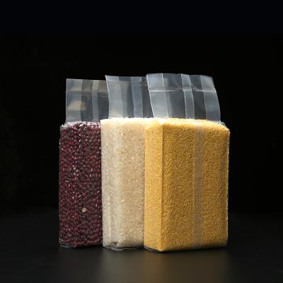 China Recyclable PE Grain Food Packaging Vacuum Bags With Transparent Color for sale