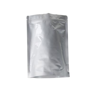 China Recyclable Custom Printed Kraft Flat Bottom Pouch Natural Standup Plastic Bags for sale