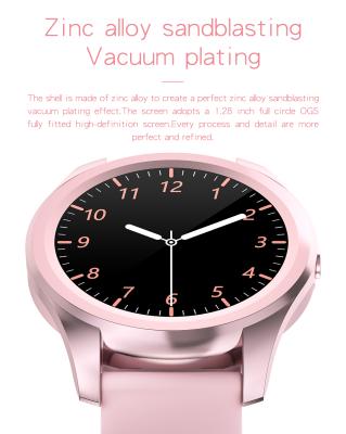 China 2021 New Arrival Zinc Alloy Case App Control Drinking Reminder Women Men Smart Watch ZM12 for sale