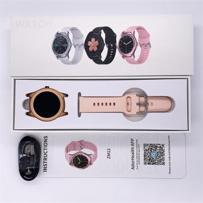 China Custom Logo Package 1.28 Inch Smartwatch ZM12 Amazon Hot Selling 2021 Blood Pressure Blood Oxygen Smart Watch en venta