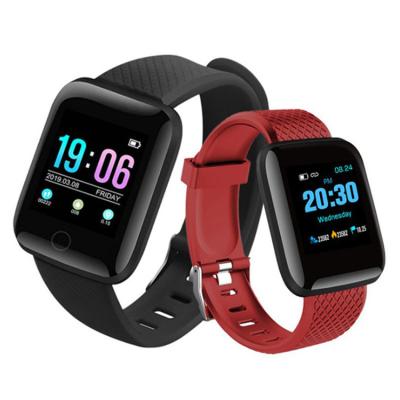 China Amazon Hot Selling Smart Watch Blood Pressure Blood Oxygen Heart Rate Monitor Wristband 116 Plus Smart Bracelet For Women Wen for sale