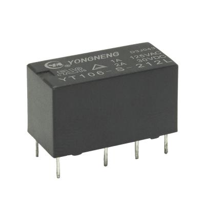 China DPDT 1A DC AC 5V 12V 24V 8pins Sealed Subminiature Signal Relay DPDT for sale