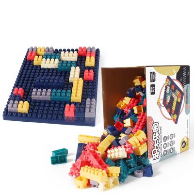 China Large Eco-friendly Material Particle Building Block Toy Set Kids Puzzle Diy Than Together Fun Building Block Educational Toys for sale