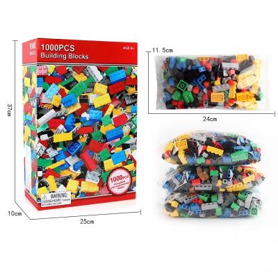 China 1000 Piece Eco - Friendly Material Volume Blocks Creative Toys Compatible With Diy Building Blocks For Kids for sale