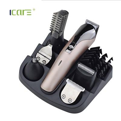 China Household ICARUS Hot Sale Newest Electric Hair Trimmer Design Professional Cordless Powered Rechargeable Clipper for sale