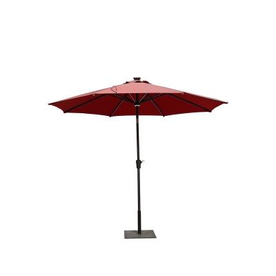 China Sun Wind Rain Proof Hand automatic steering sunny day garden outdoor strong UV waterproof parasol outdoor sunshade umbrella for sale