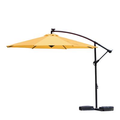 China Sun Wind Rain Proof Standing parasols for outdoor activities on the beach terrace polyester sunshade umbrella for sale