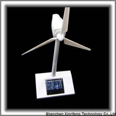 China ABS Solar Power Windmill Home Office Decoration ABS Solar Power Windmill Adults Children Gift Desktop Wind Turbine for sale