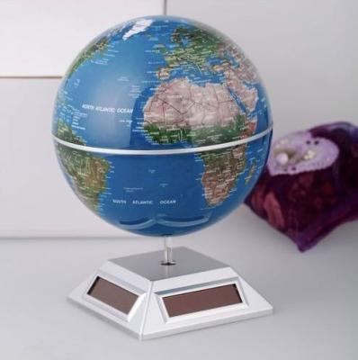 China ABS Lovely Magic Rotating Globe, Solar Powered Rotating Toy Globe, for sale