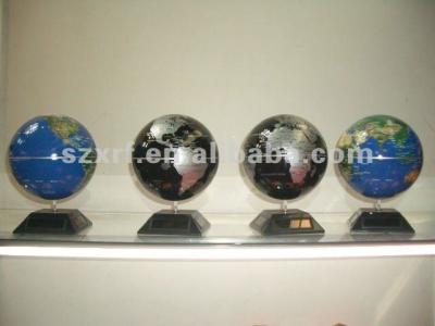 China XRF Solar Powered World Globe Rotating Map For Geography Teaching Or Office S-053 for sale