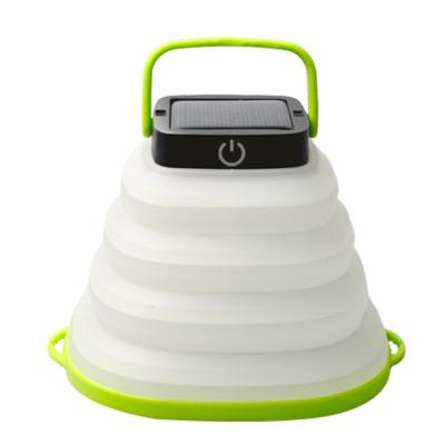 China Camp New Arrive Collapsible Silicone Solar Lamp for sale