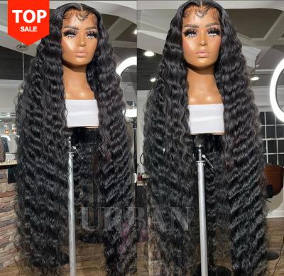 China Jarin Long Hair 13x4 Body Wave Lace Front Wigs Deep Raw Virgin Straight Human Hair Brazilian Wave Hair Wigs Pre Plucked For Black Women for sale