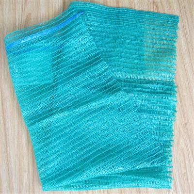 China Disposable 100% Virgin HDPE Knitted Plastic Raschel Mesh Bag for sale