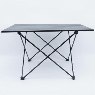 China Modern Portable Camping Table With Aluminum Table Top Folding Table With Custom Packing Logo Template for sale