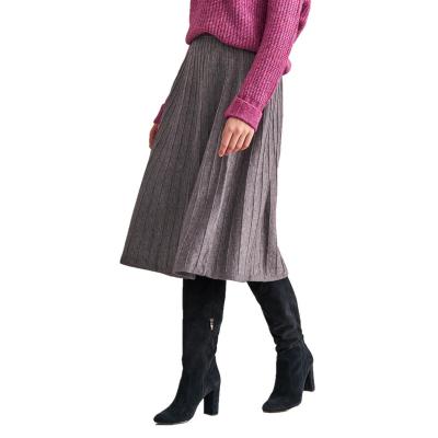 China Factory New Breathable Women's High Waist One-Line Dress Knitted Short Skirt, Autumn Loose Knitwear for sale