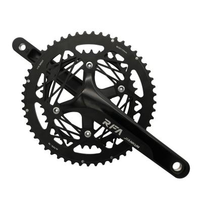 China AL 7050T6 Spinder hollowtech factory sale sprocket chainrings luce road bike crankset lightweight forged lightweight bicycle crank set for sale