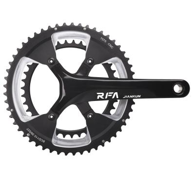 China Road Bikes CNC Machined Hollow Integrated Road Bicycle Crankset for sale