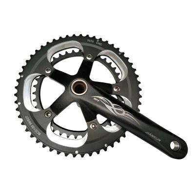 China Road Bikes Fast DeliveryRoad Bike/Bicycle Crankset With New Lightweight BB Sets 110BCD Aluminum Alloy 170mm 34/50T Road Bike Crankset for sale