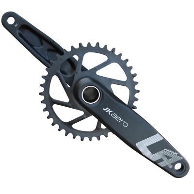 China JIANKUN 2020 New Narrow 36T 170/175mm Mountain Bikes Crankset Cr-Mo MTB Wide Direct Crankset With Bottom Bracket for sale