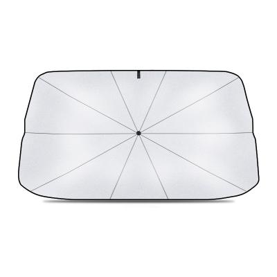 China beach & Holiday Customized Car Windshield Sunshade 170T Material Car Front Sun Shade For UV Rays And Sun Heat Protection Fit For Most Cars for sale