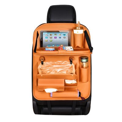 China Quality Guaranteed Multi-pocket Hanging Leather Backseat Organizer Waterproof Dustproof For Car for sale