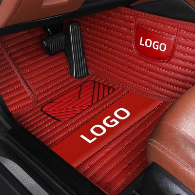 China Luxury Wholesale Leather Customized Easy Cleaned Dedicated Dedicated Russia Car Floor Mats Free Shipping Luxury Wholesale Leather 5d Floor Mats for sale