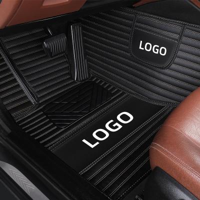 China Easy Cleaned Single Layer Toe Pad PVC Leather 3D 5D 7D Car Mats Car Floor Mats New Style Car Foot for sale