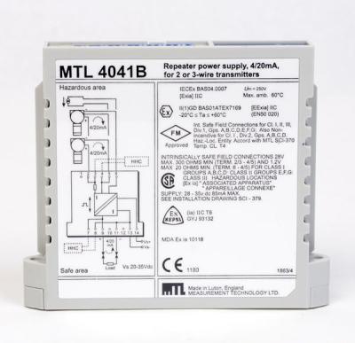 China MTL4041B MTL Instruments Repeater Power Supply for sale