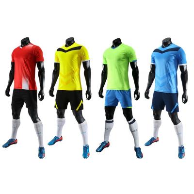 China Quick-drying lightweight breathable factory price wholesale cheap soccer jersey set custom made soccer uniform sets soccer jersey for sale