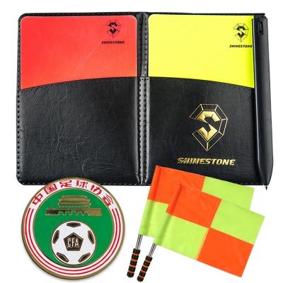 China Outdoor Sports Field Referee Cards Soccer Red And Yellow Cards Soccer Warning Cards And Wallet for sale