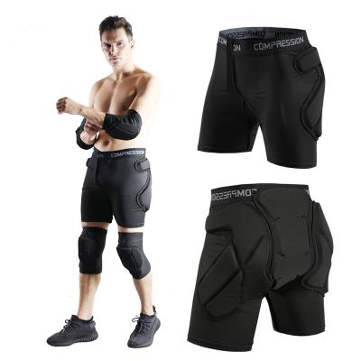 China Sport Men Women Outdoor Protective Snowboard Shorts Snowboard Protection Hip Padded Shorts Sport Short Pants For Skating Sports for sale