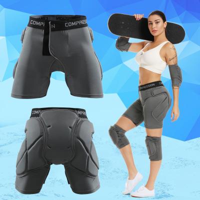 China Sports Mens Womens Outdoor Snowboard Protection Hip Padded Shorts Sport Short Pants For Sports Snowboard Skating Protective Shorts for sale