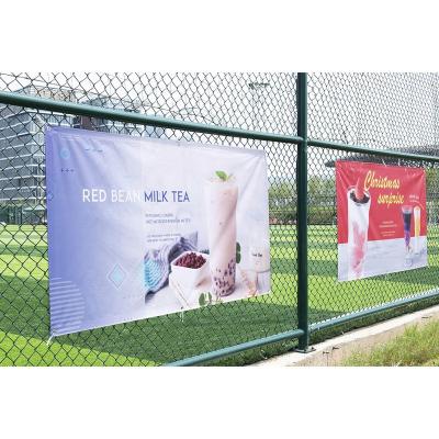 China Weather Resistance Digital Printing Applause Outdoor Banner Advertising Vinyl PVC Fence Banner Outside Banners for sale