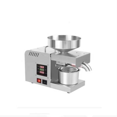 China Mini Hotels Small Oil Press Machine Home Use Cold Olive Oil Expeller Coconut Oil Extraction Machine for sale