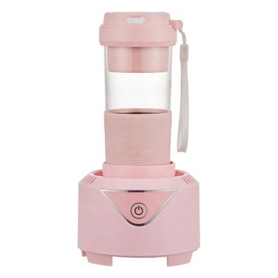 China Christmas Gift Pure Copper Motor Personal Use Electricity Refrigerated Juicer Cup 350ml Capacity Portable Blender for sale