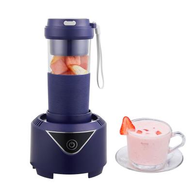 China 300ml pure copper motor refrigerated portable mini ring rechargeable personal hand blender smoothie juicer blender for sale