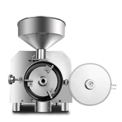 China food & Beverage Factory CE Approved Stainless Steel Electric Food Grinder Power Flour Mill Commercial Coffee Grinder for sale