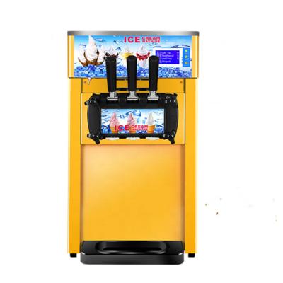 China China snack factory maker sell 3 flavors soft ice cream maker with affordable price for sale