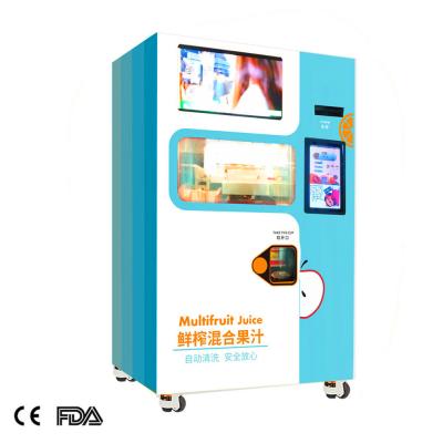 China Freshly Squeezed Orange Juice Vending Machine Customized Orange Juice Vending Machine for sale