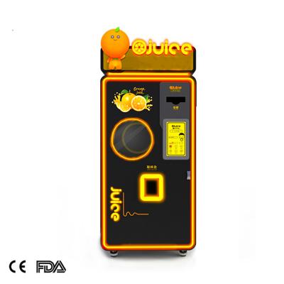 China COMMERCIAL CENTER YELLOW RED 220V 50HZ pure ORANGE JUICER VENDING MACHINE for sale