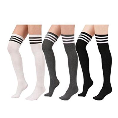 China Overknee KT3-A505 Breathable Over Calf Socks Over The Knee High Cotton Boot Socks for sale